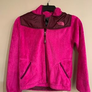North Face Fleece hoodie. Kids size 10/12.